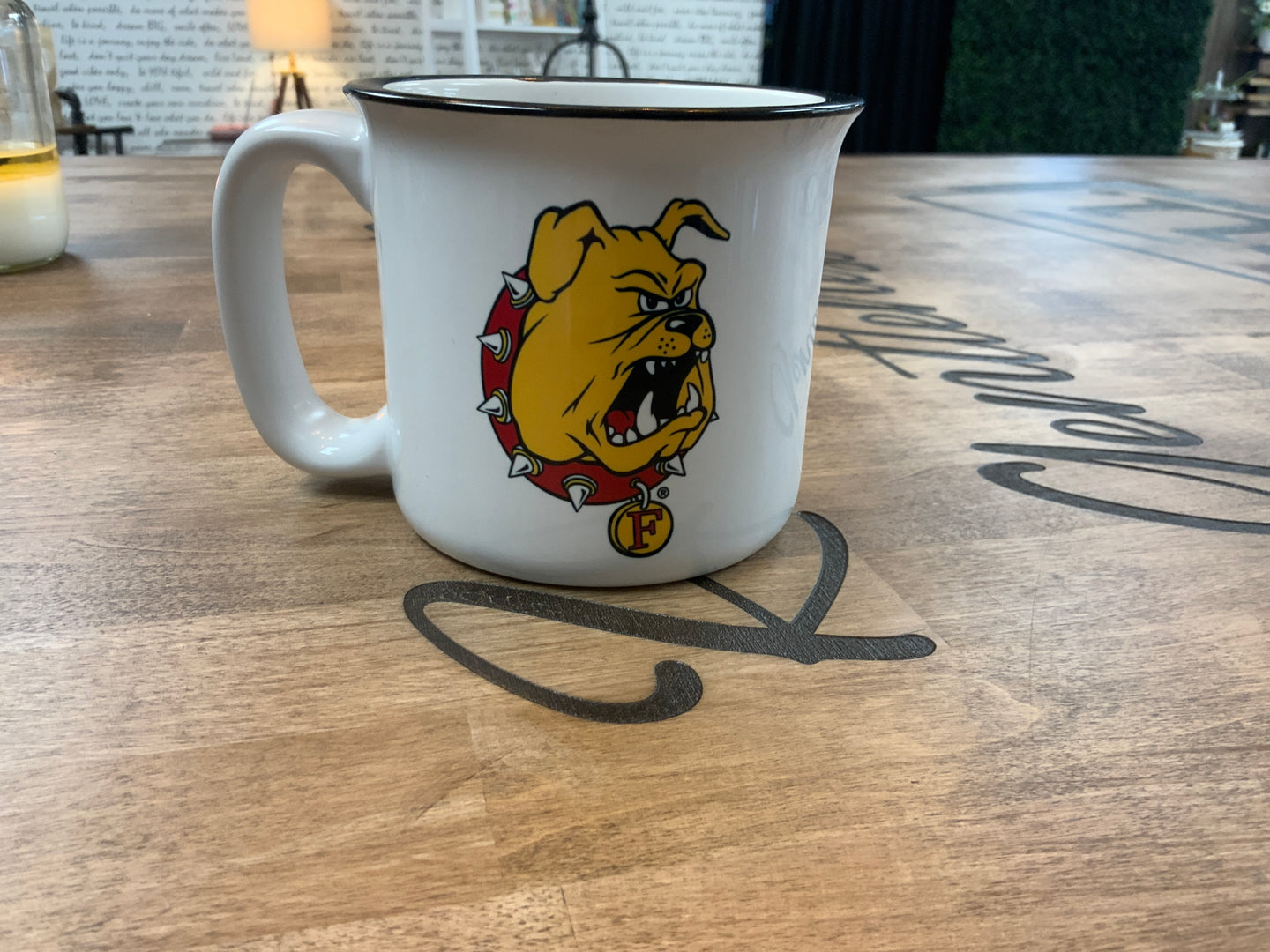 Ferris Bulldog Ceramic Camp Mug