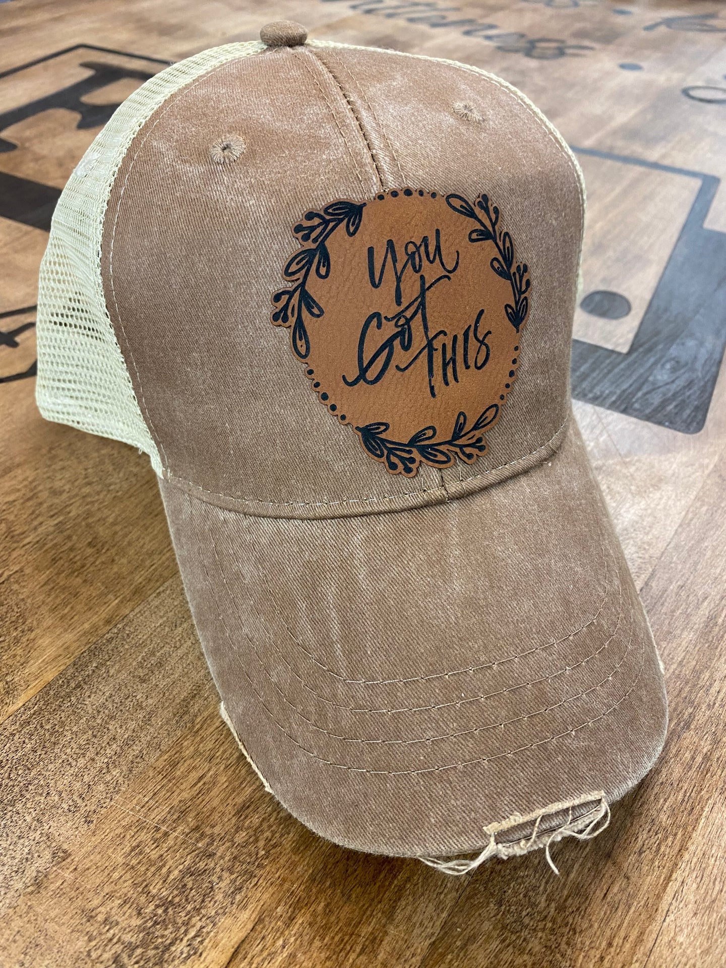 You Got This - Leather Patch Hat