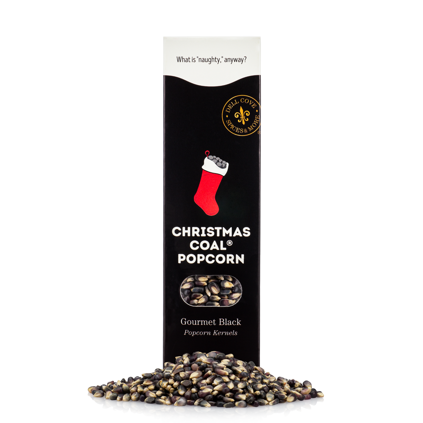 Christmas Coal Popcorn Kernels