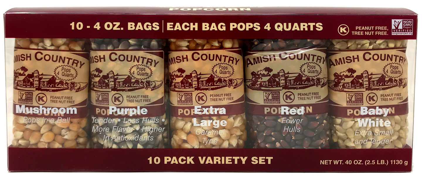 Variety of Popcorn | 10 Pack