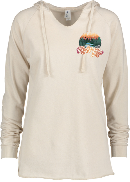 River Life Beach Pullover Hoodie | Womens
