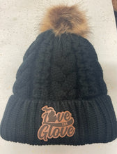 Load image into Gallery viewer, Love The Glove  Pom-Pom Beanie Knit Hat
